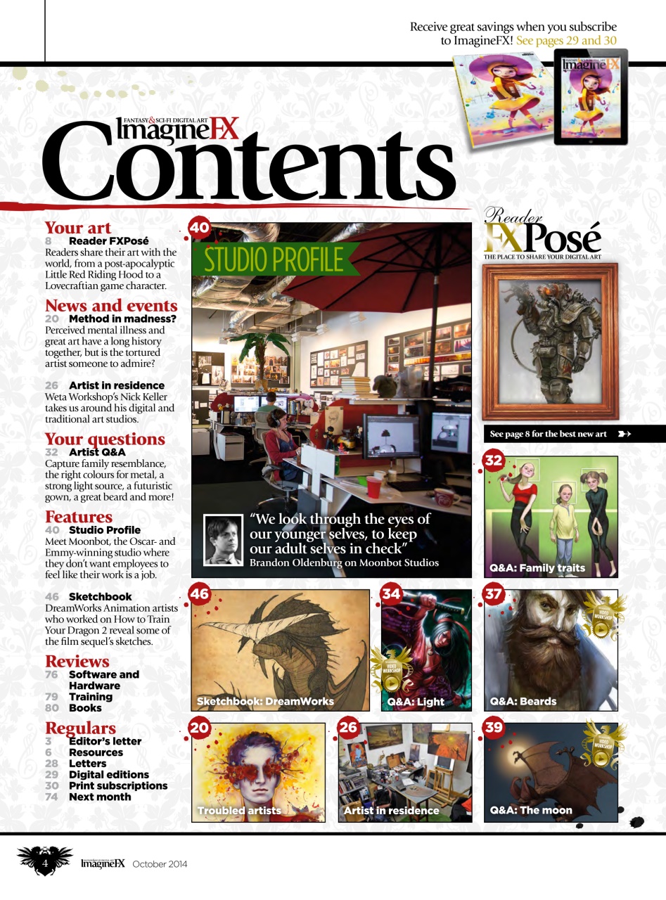 ImagineFX Preview Pages