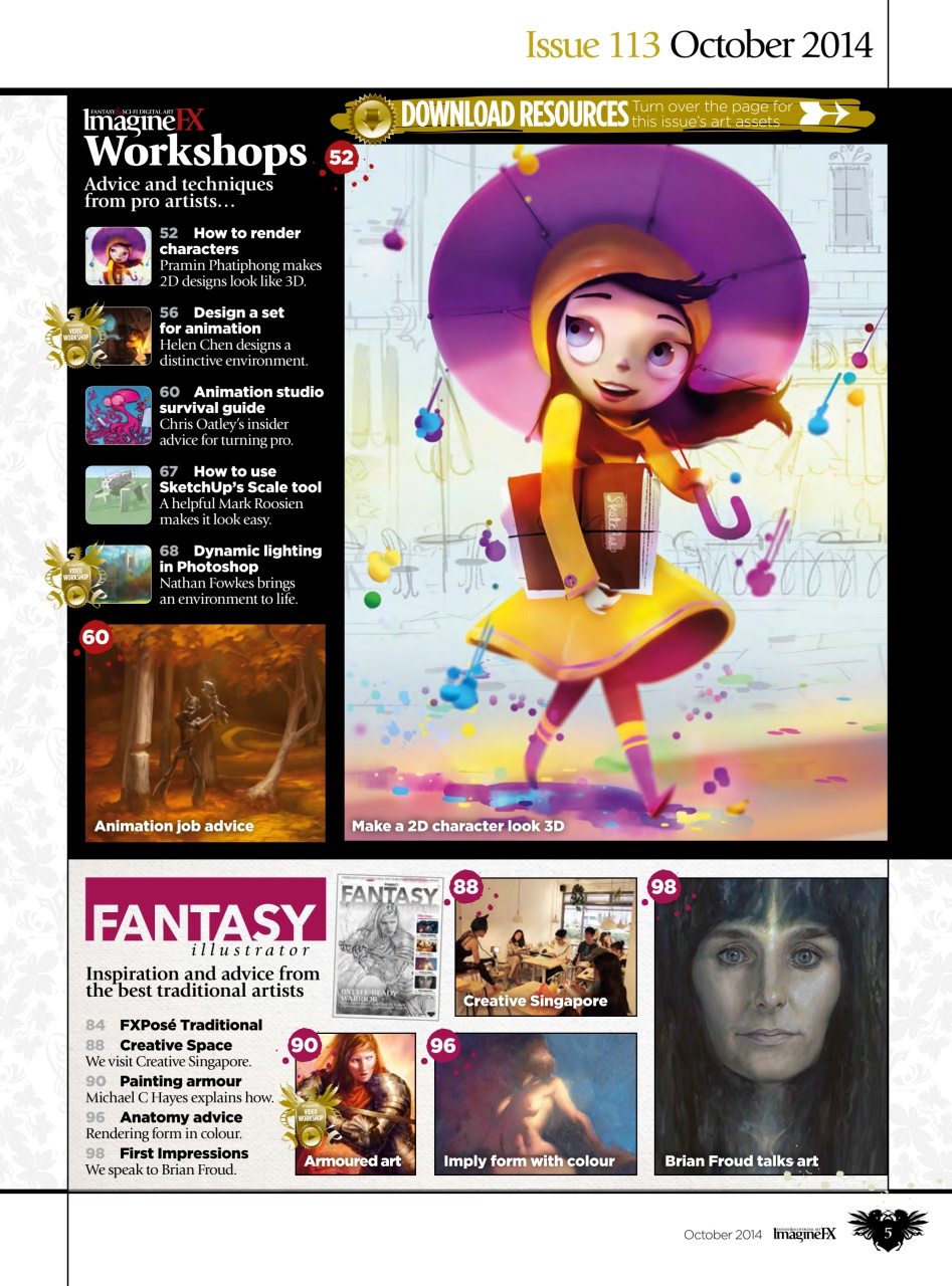 ImagineFX Preview Pages
