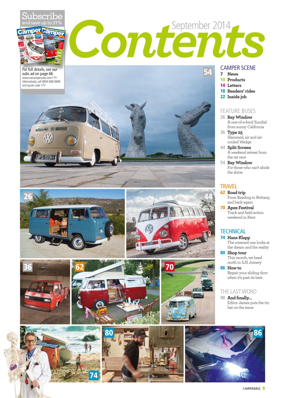 VW Camper Preview Pages