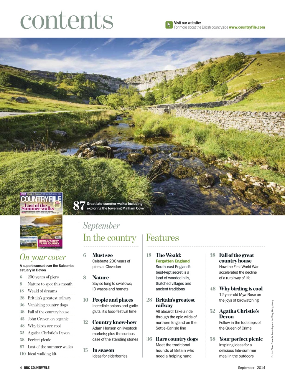 BBC Countryfile Magazine Preview Pages