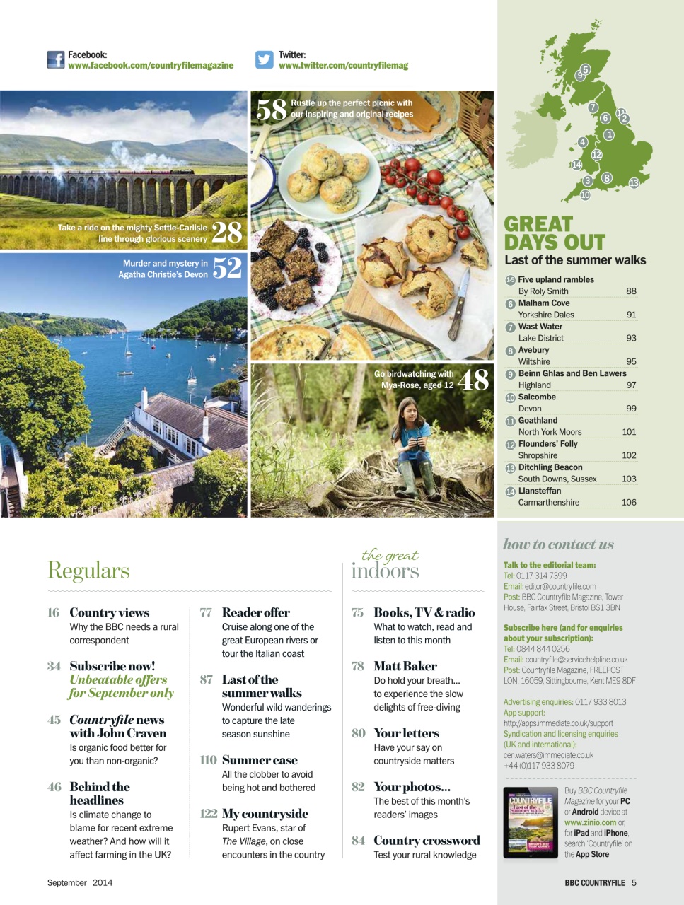 BBC Countryfile Magazine Preview Pages