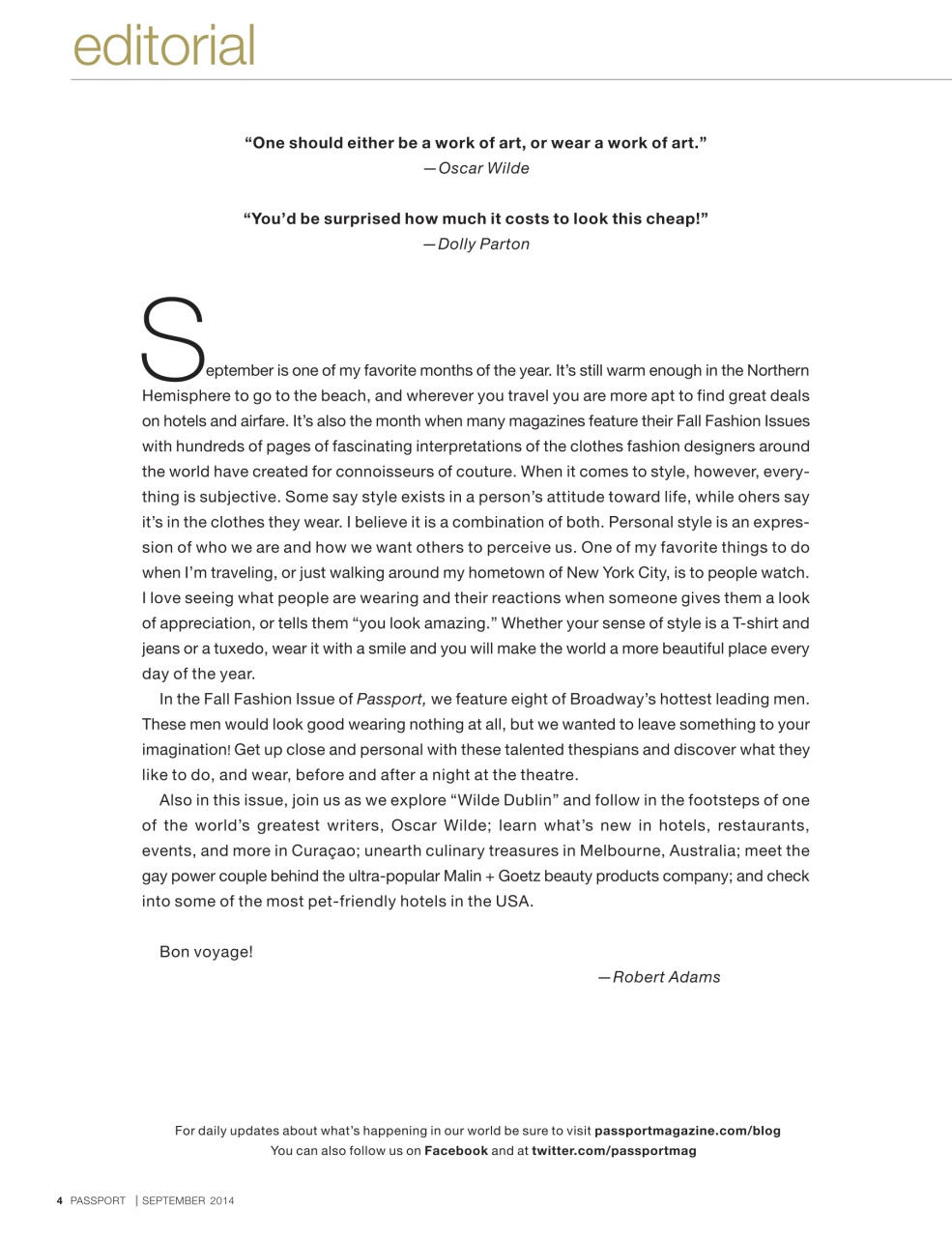 Passport Preview Pages