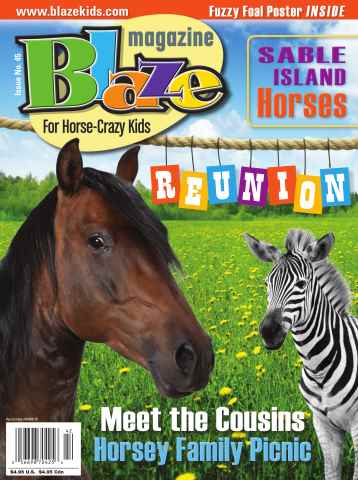 Blaze Magazine For Horse Crazy Kids issue Summer 2014