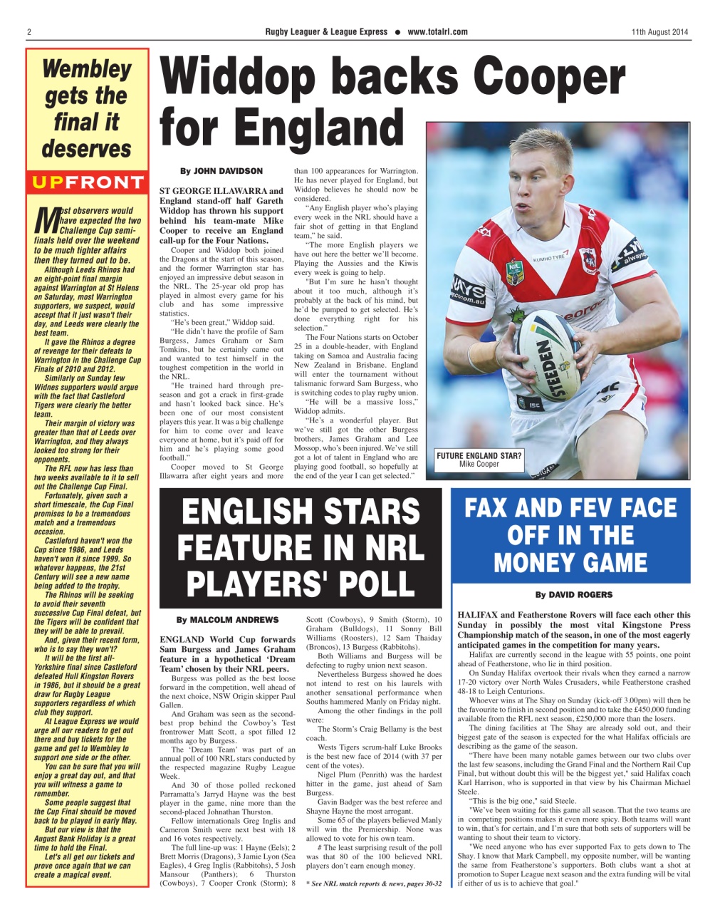 League Express Preview Pages