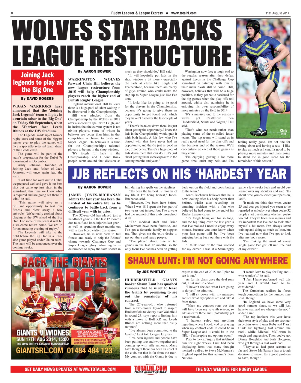 League Express Preview Pages