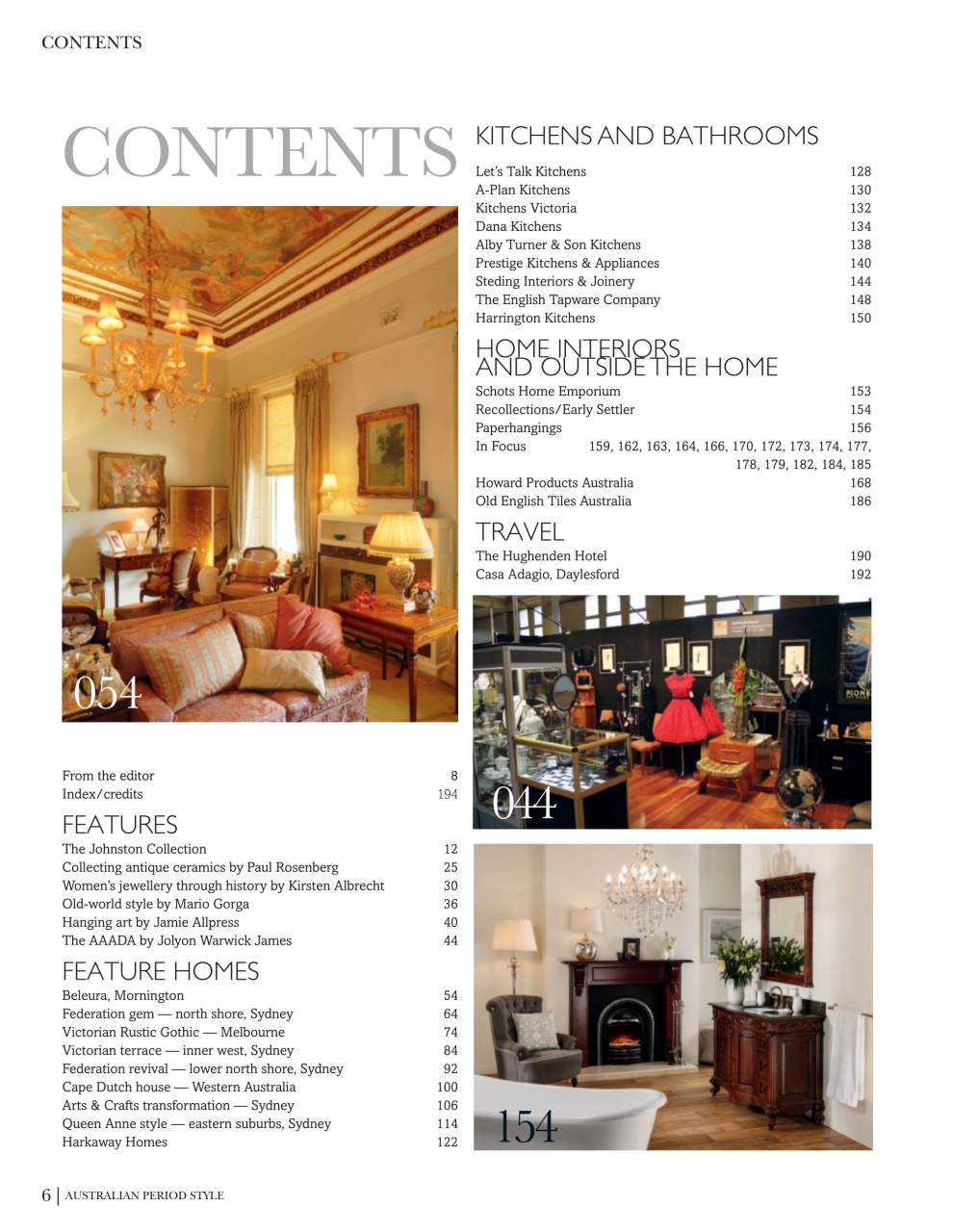 Period Style Preview Pages