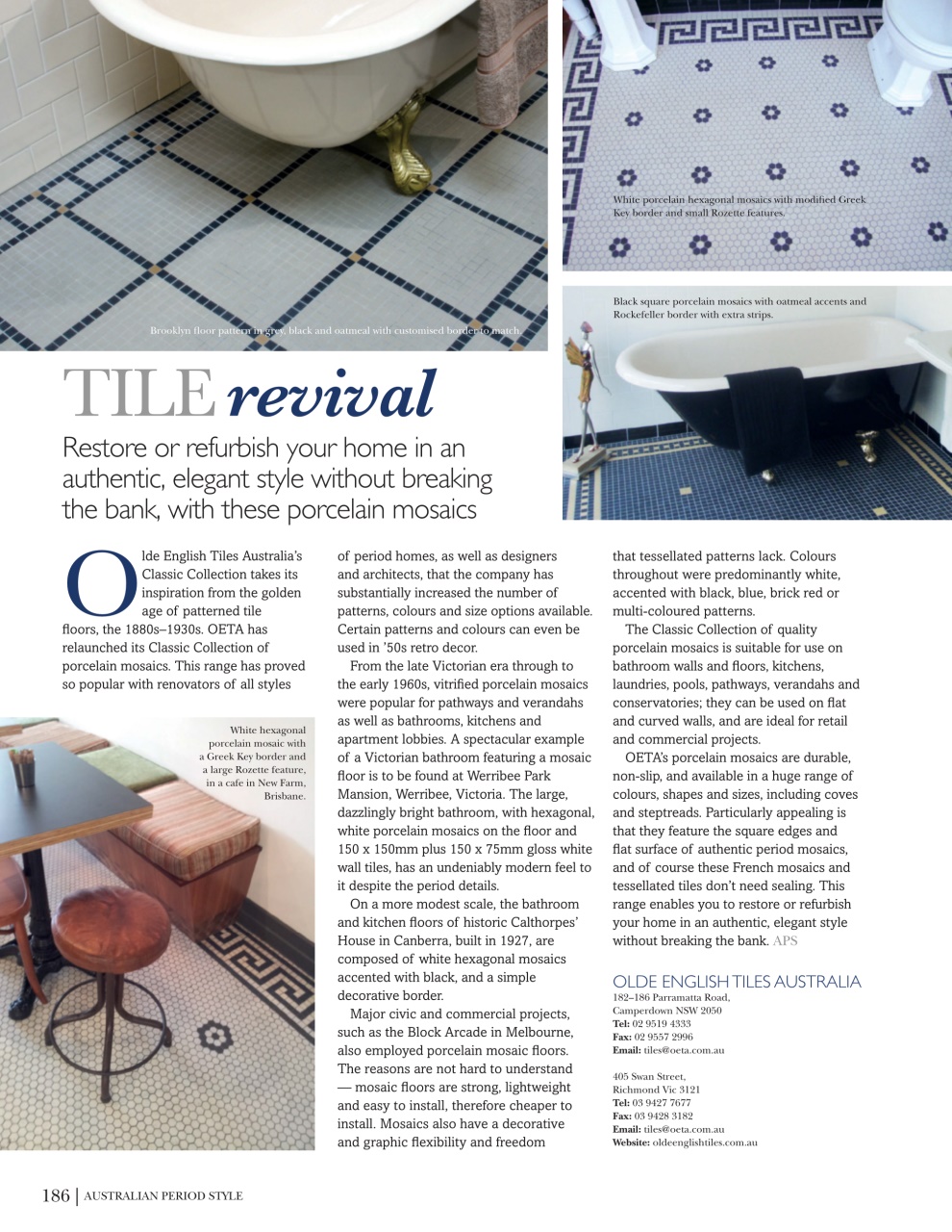 Period Style Preview Pages