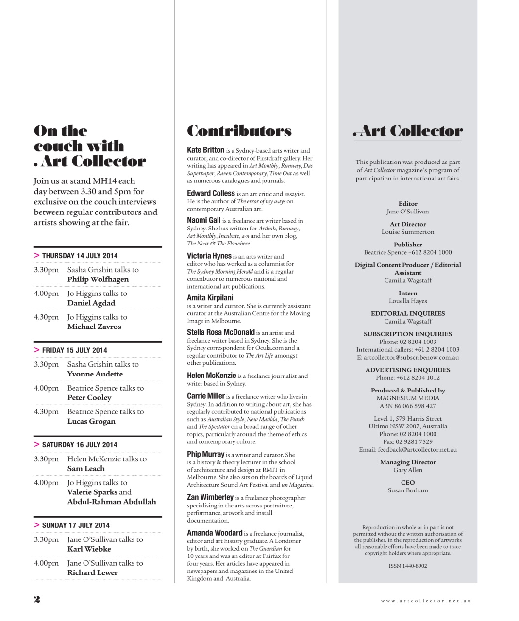 Art Collector Preview Pages