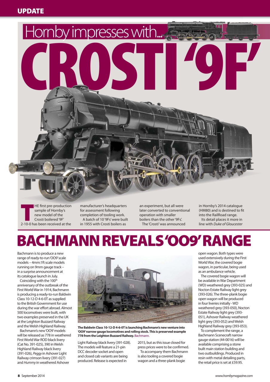 Hornby Magazine Preview Pages