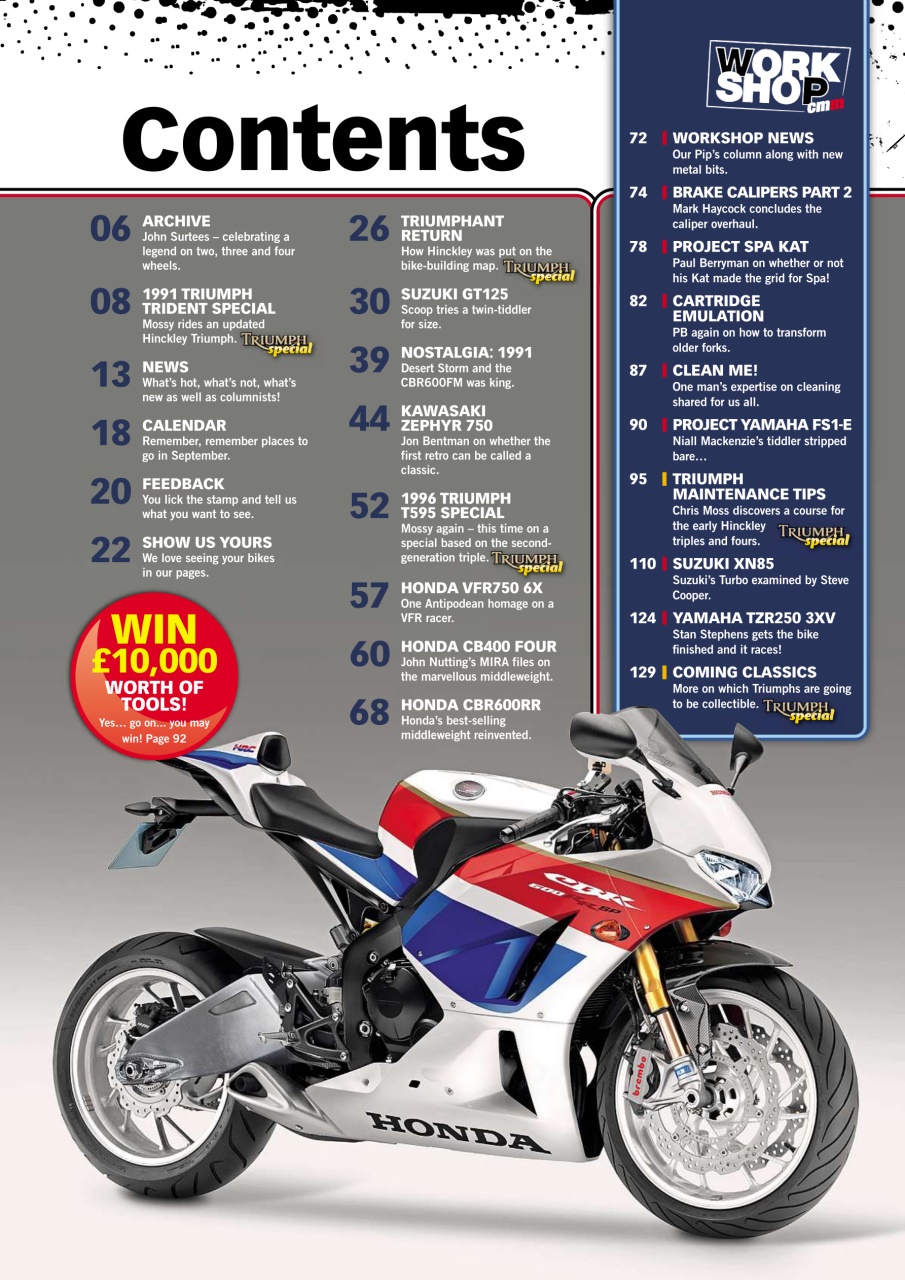 Classic Motorcycle Mechanics Preview Pages