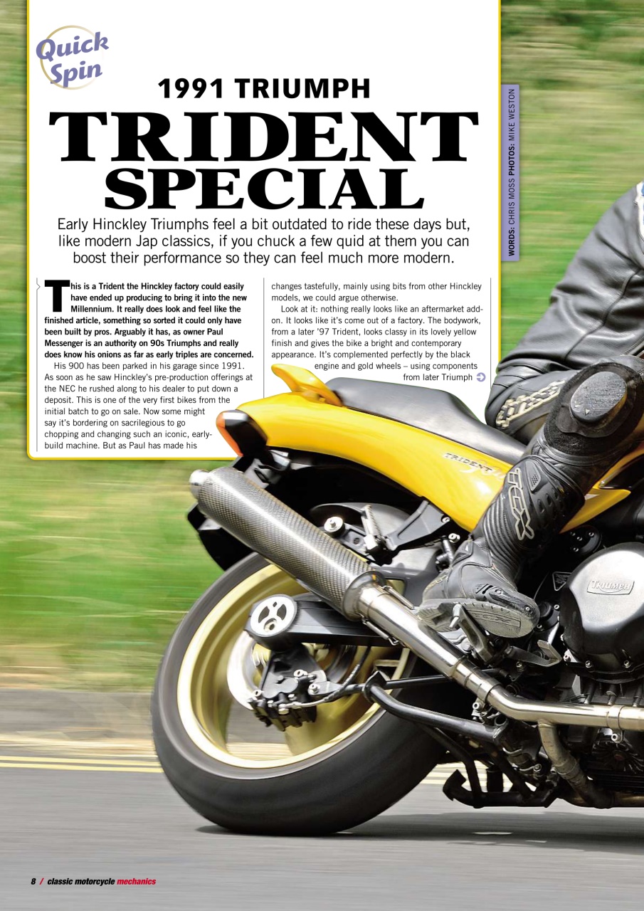 Classic Motorcycle Mechanics Preview Pages