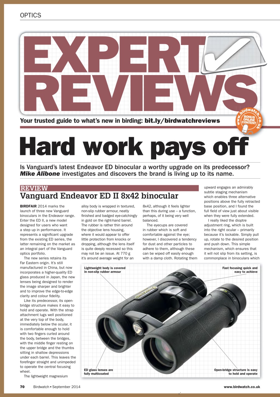 Birdwatch Magazine Preview Pages