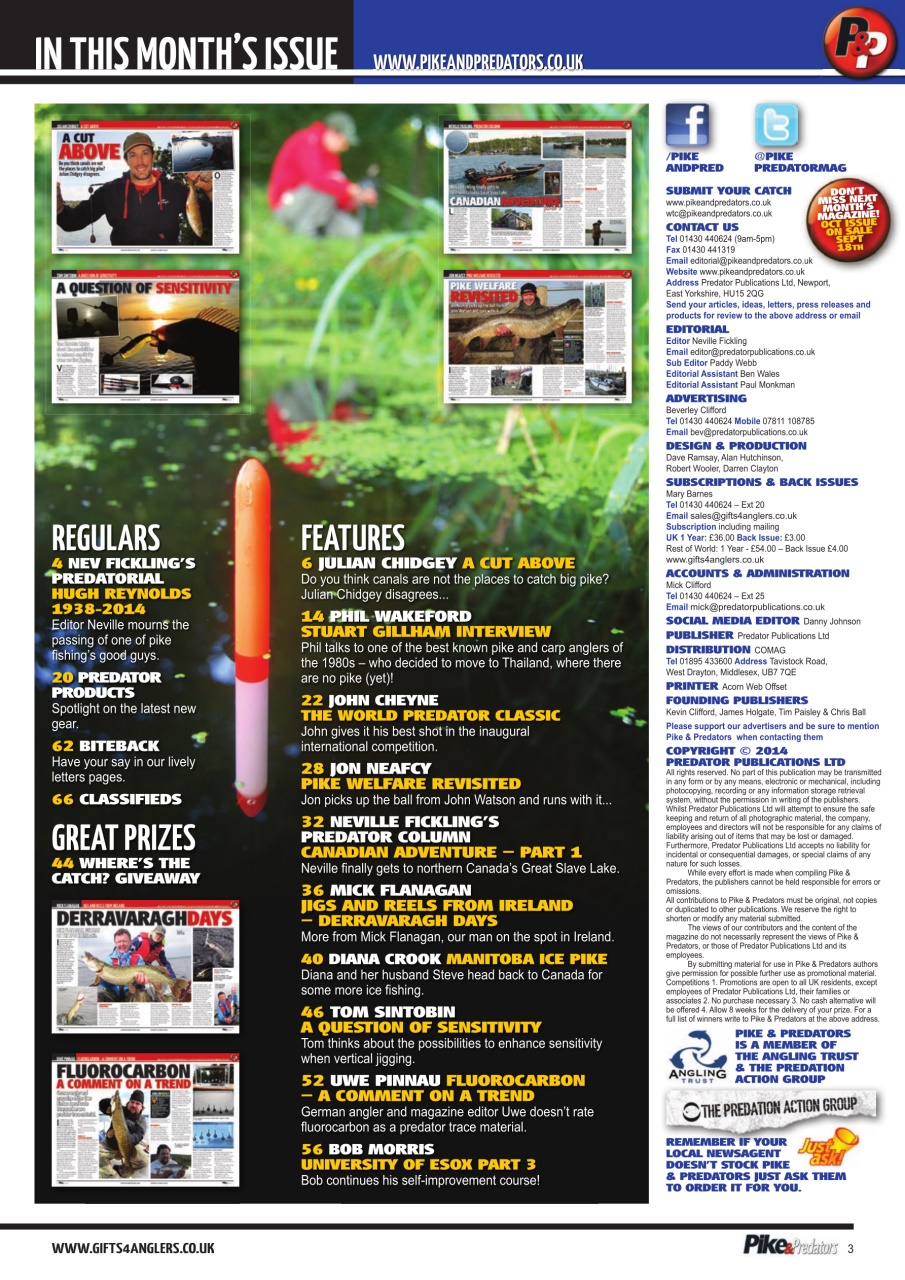Pike & Predators Preview Pages