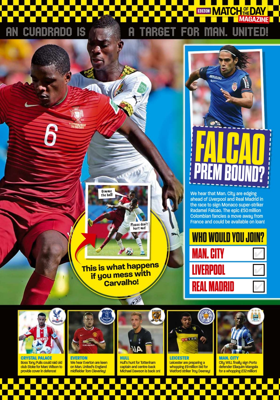 Match of the Day Preview Pages