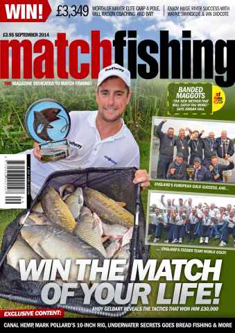 Match Fishing issue September - 2014