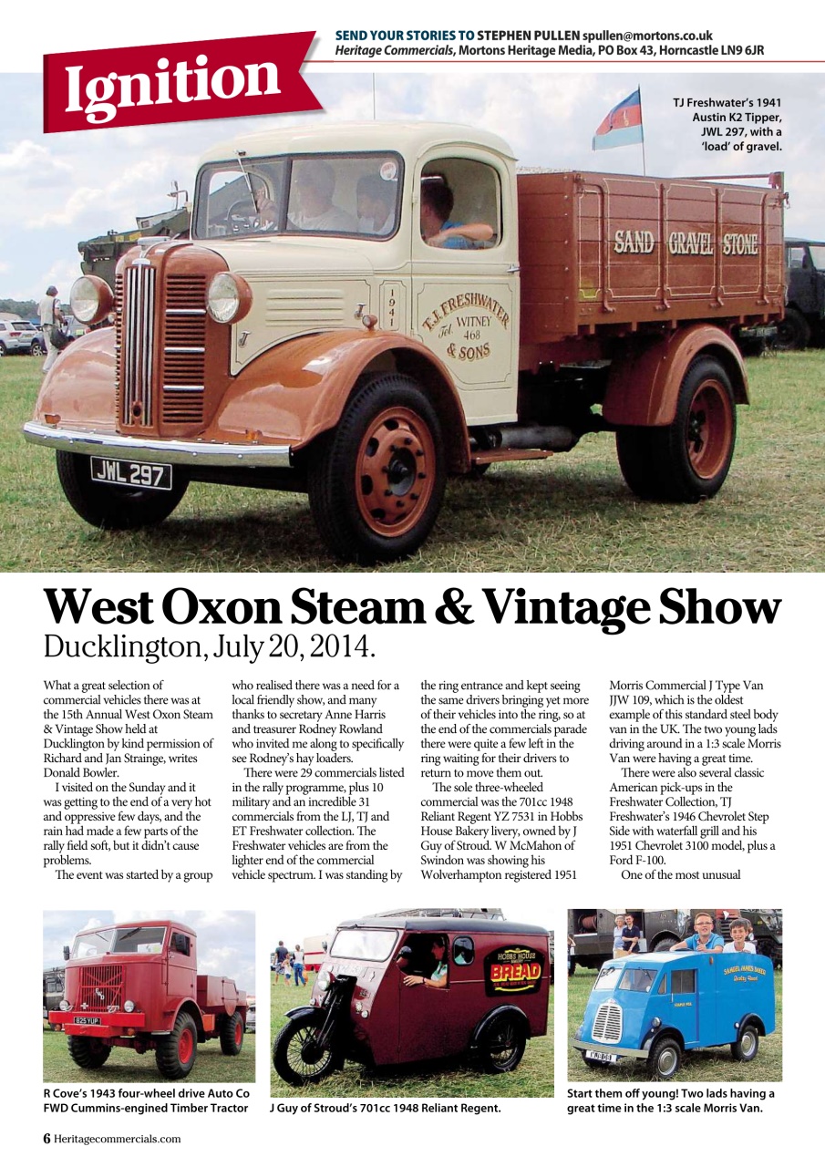 Heritage Commercials Magazine Preview Pages