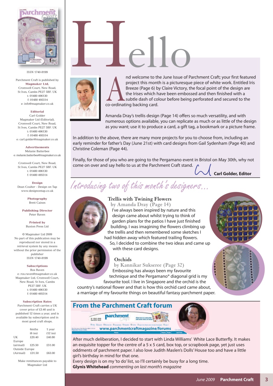 Parchment Craft Preview Pages