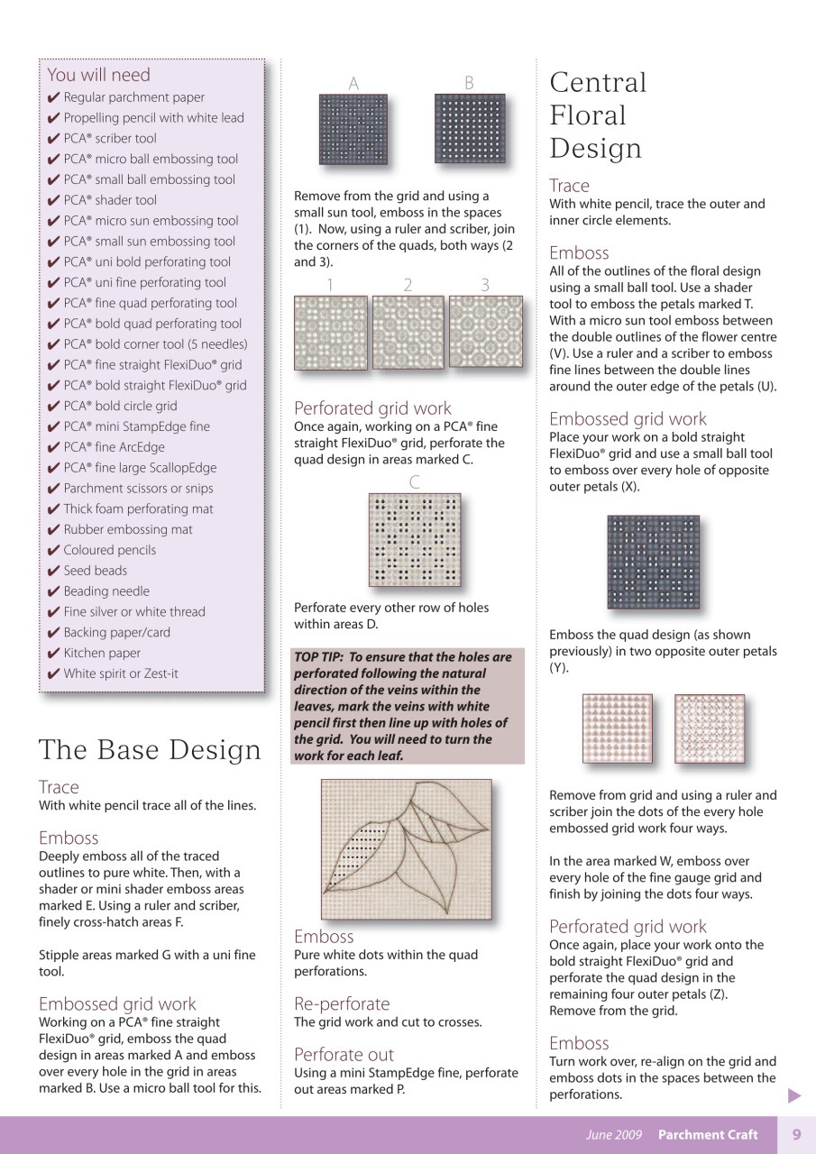 Parchment Craft Preview Pages