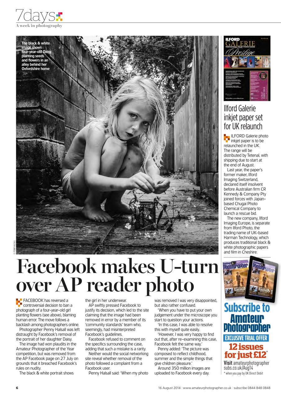 Amateur Photographer Preview Pages