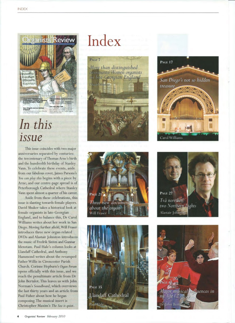 Organists' Review Preview Pages