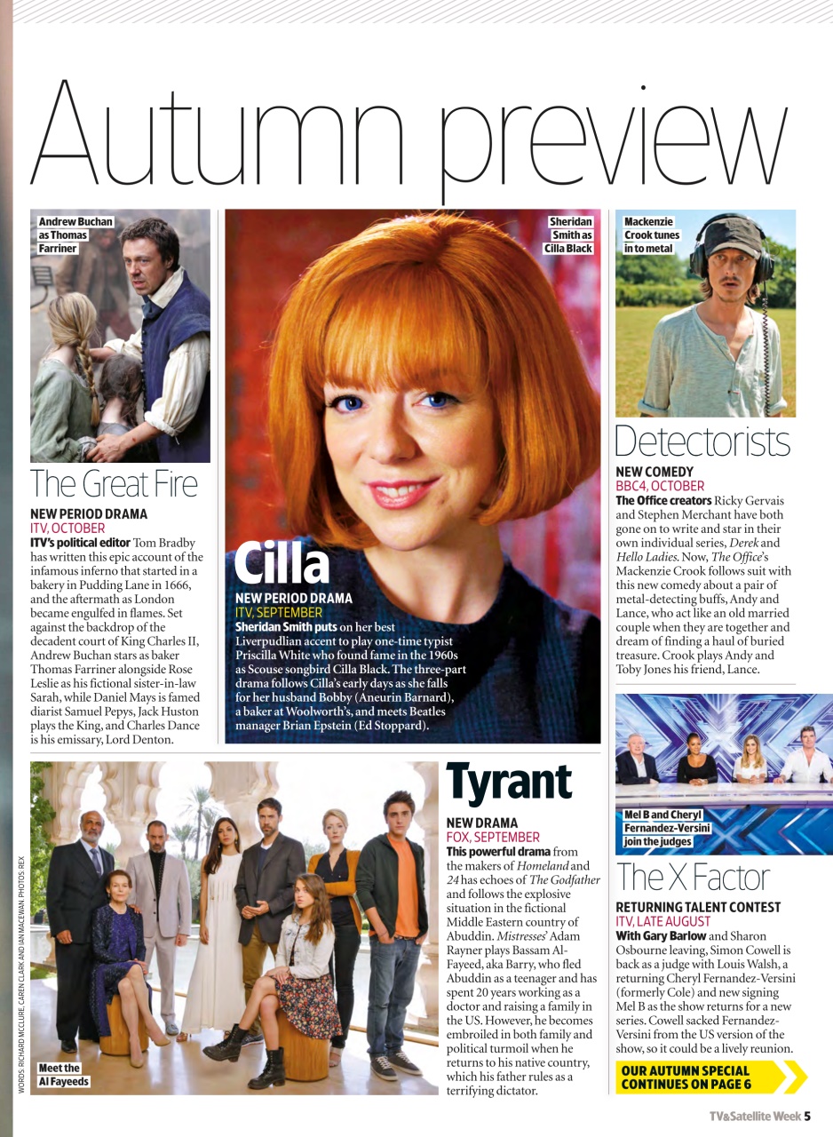 TV & Satellite Week Preview Pages