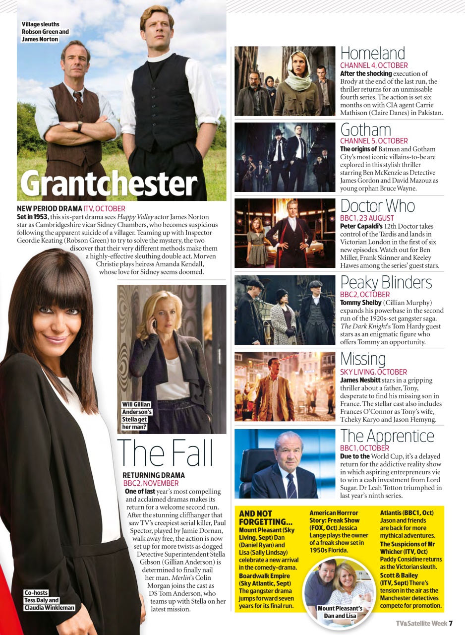 TV & Satellite Week Preview Pages