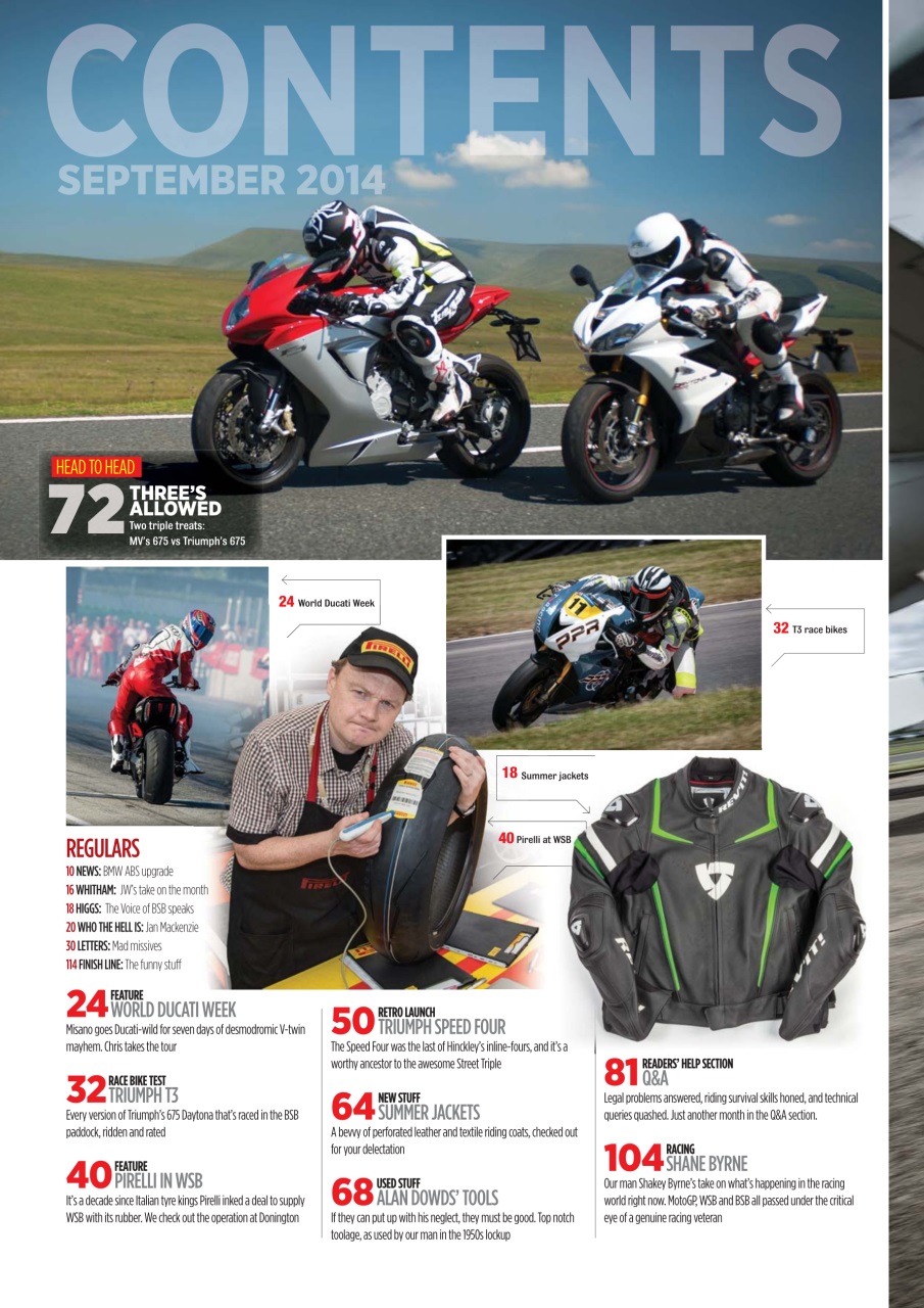 Superbike Magazine Preview Pages