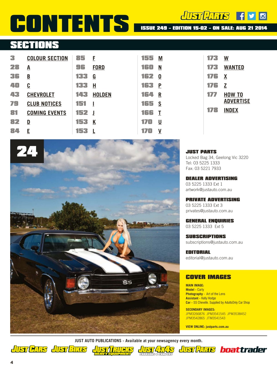 JUST PARTS Preview Pages