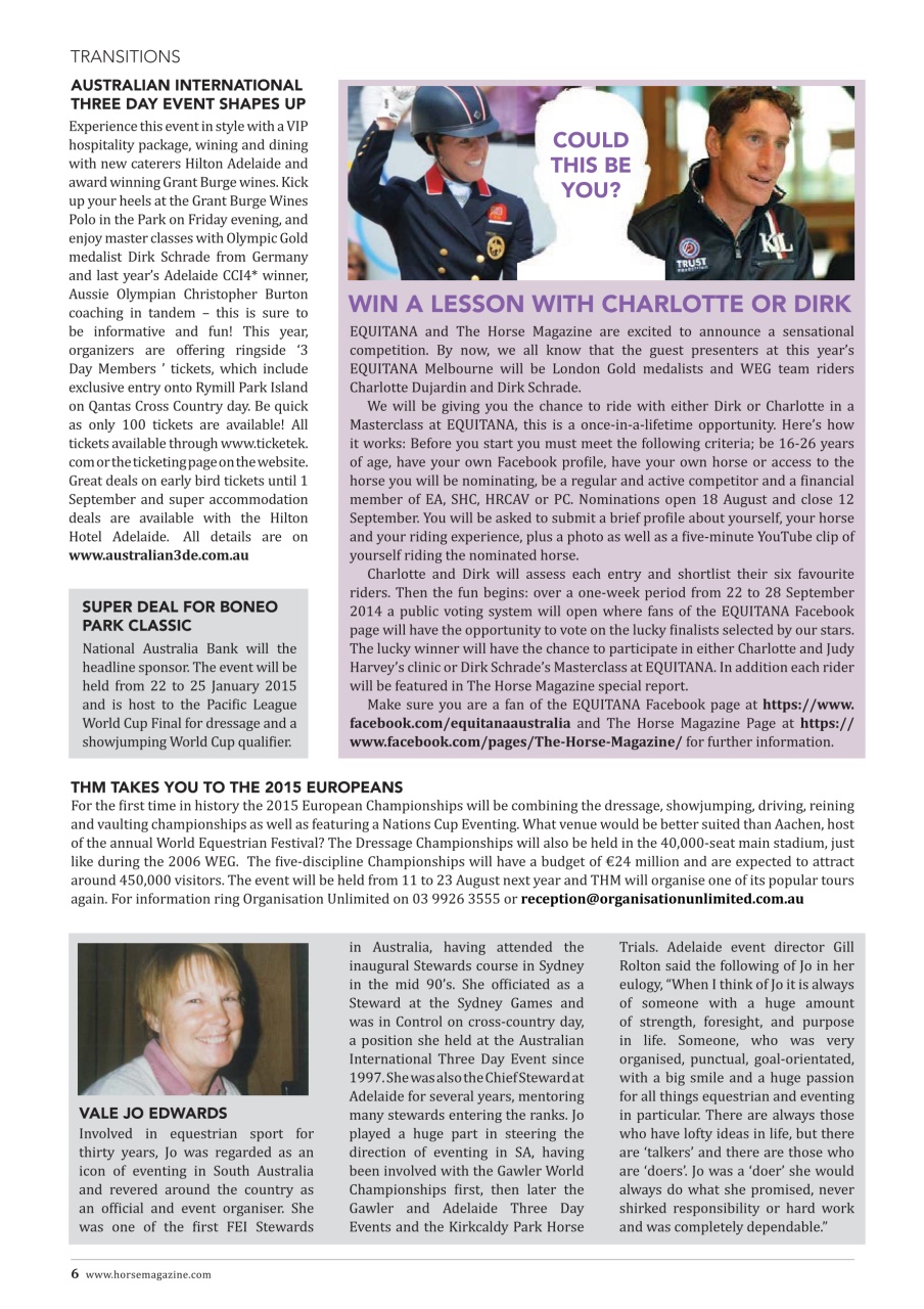 The Horse Magazine Preview Pages
