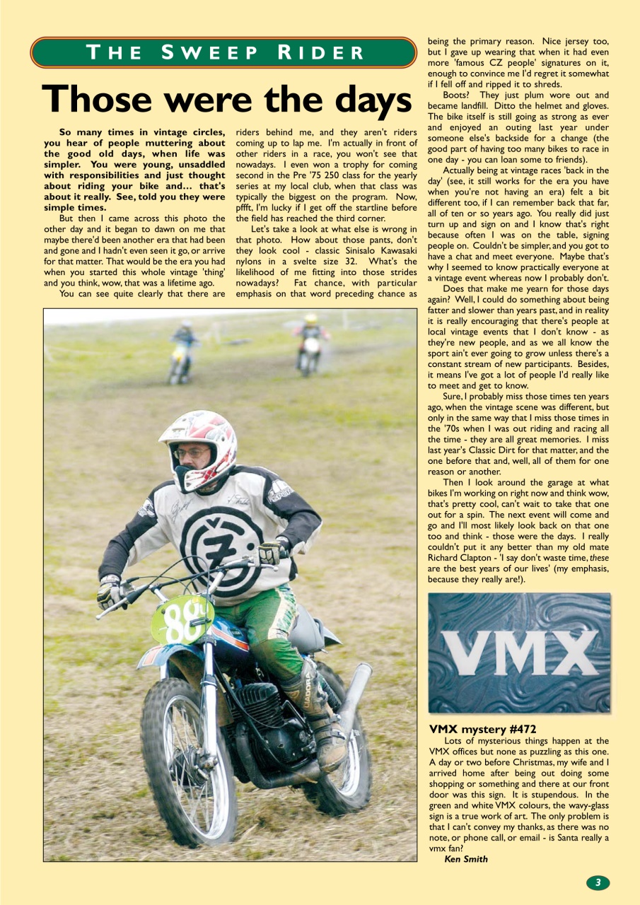 VMX Magazine Preview Pages