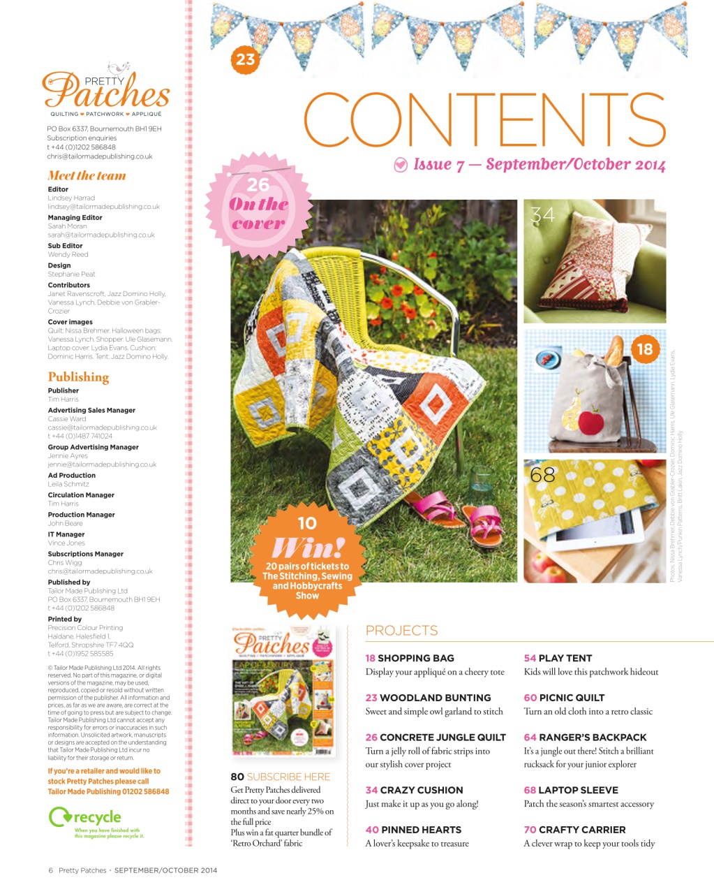 Pretty Patches Magazine Preview Pages