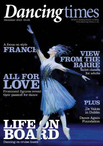 Dancing Times issue December 2012