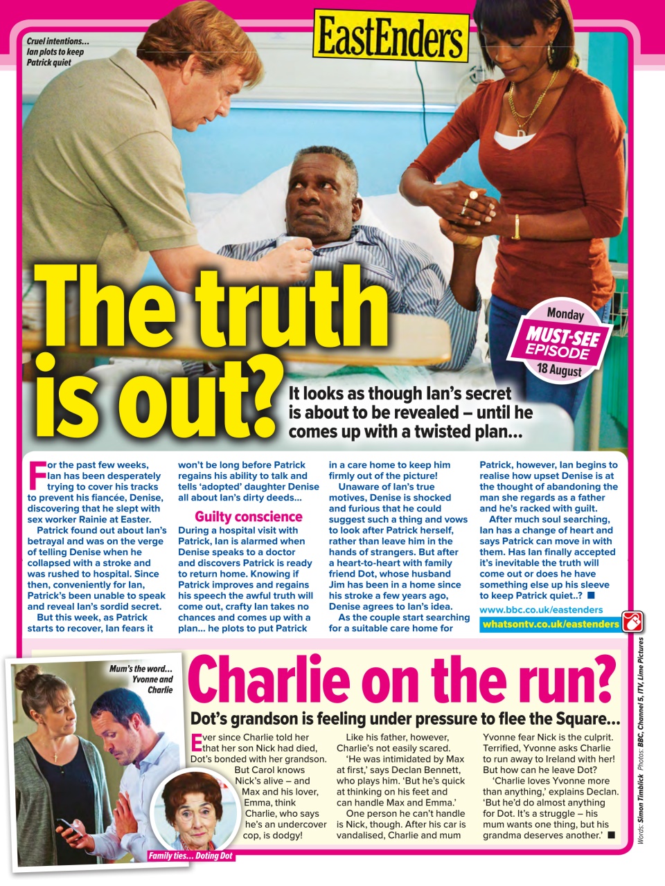 What's on TV Preview Pages