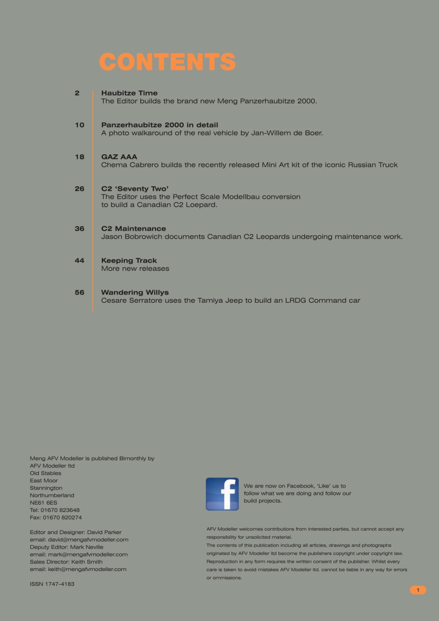 Meng AFV Modeller Preview Pages