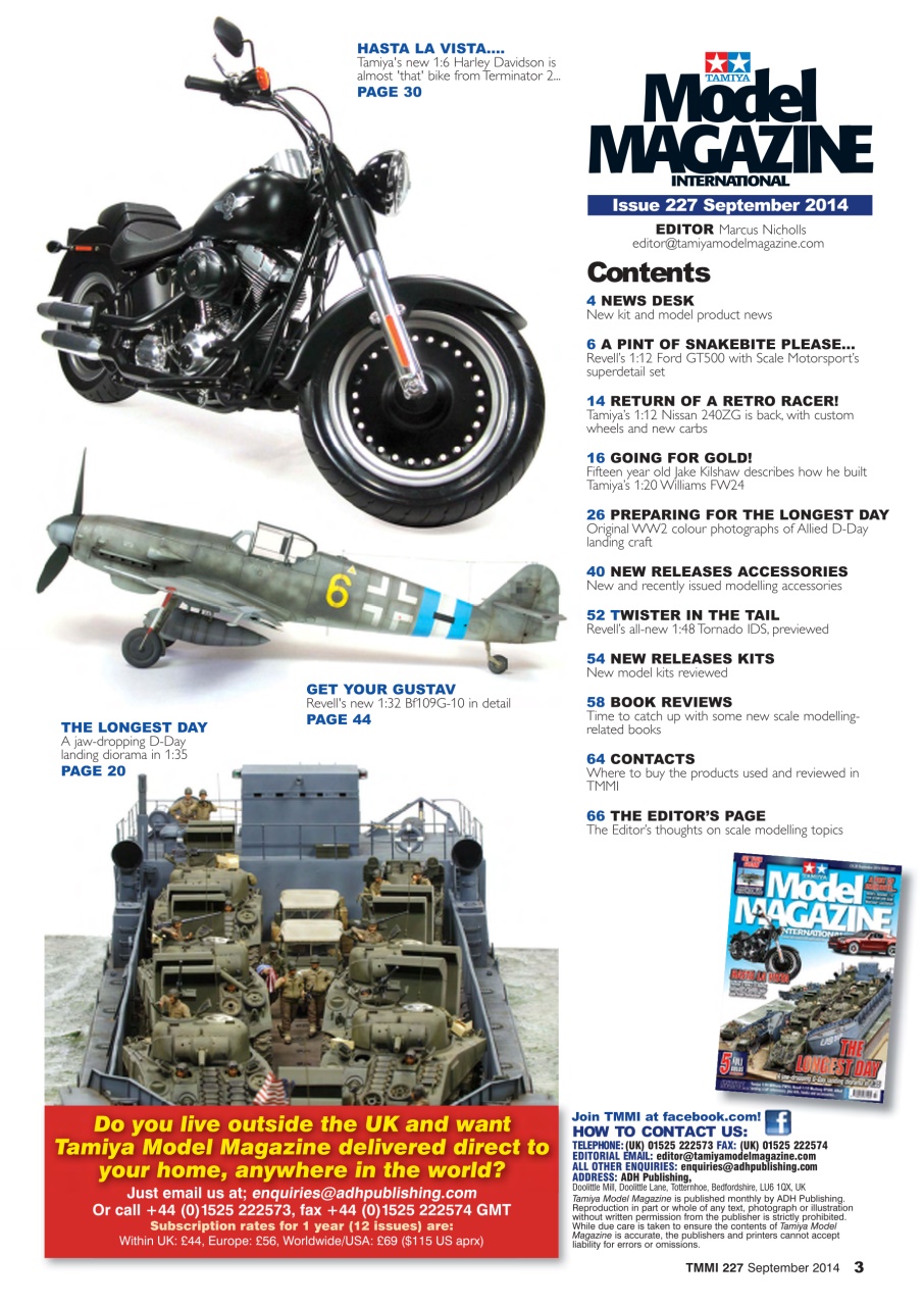 Tamiya Model Magazine Preview Pages
