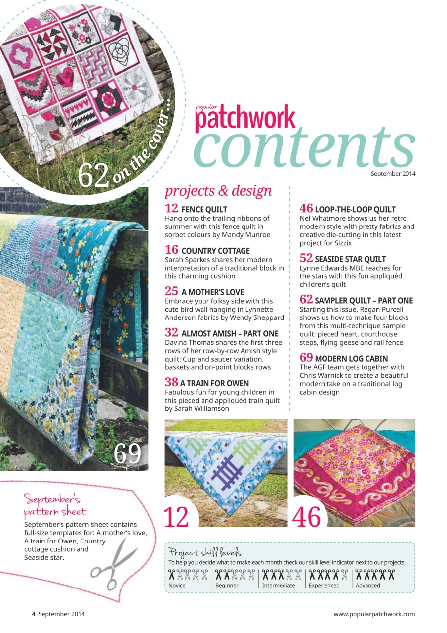 Popular Patchwork Magazine Preview Pages