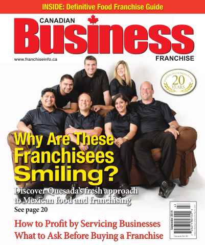 Canadian Business Franchise issue September/October 2014