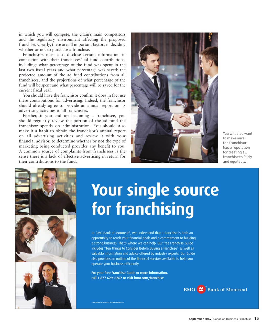 Canadian Business Franchise Preview Pages