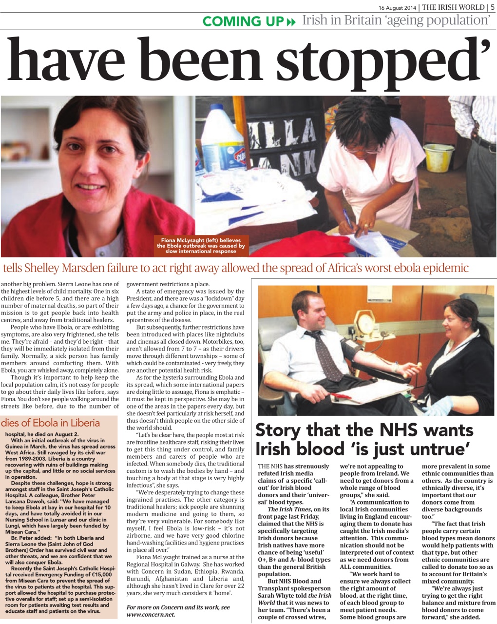 Irish World Preview Pages