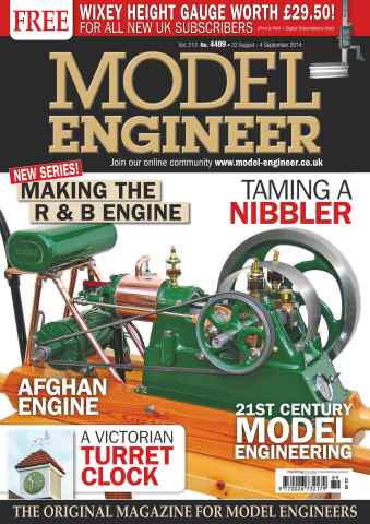 Model Engineer issue No. 213 Vol. 4489