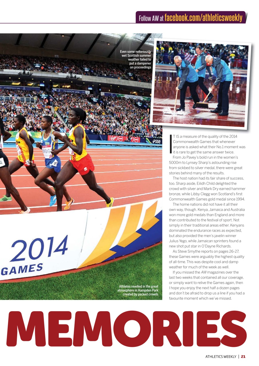 AW – Athletics Weekly Magazine Preview Pages