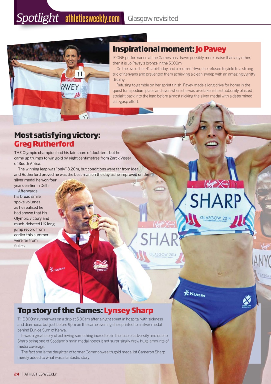 AW – Athletics Weekly Magazine Preview Pages