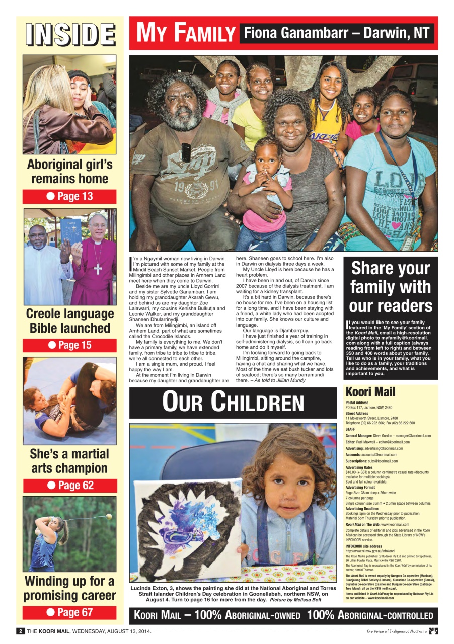 Koori Mail Preview Pages