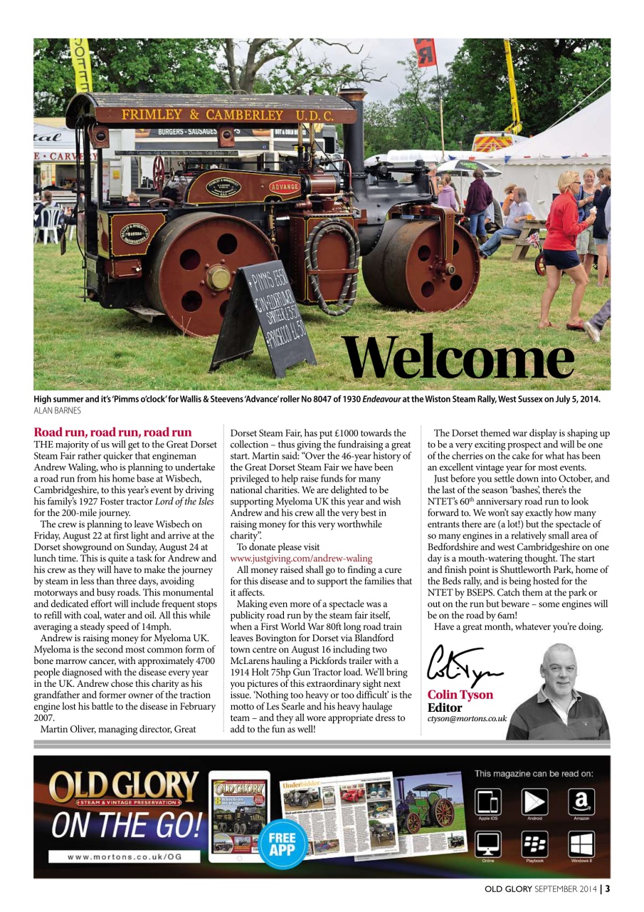 Old Glory Magazine Preview Pages