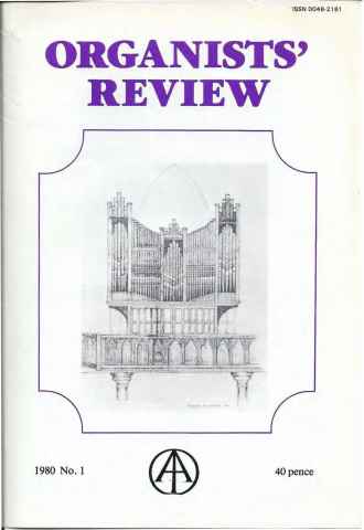Organists' Review issue 1980 no.1