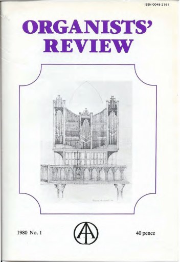Organists' Review issue 
