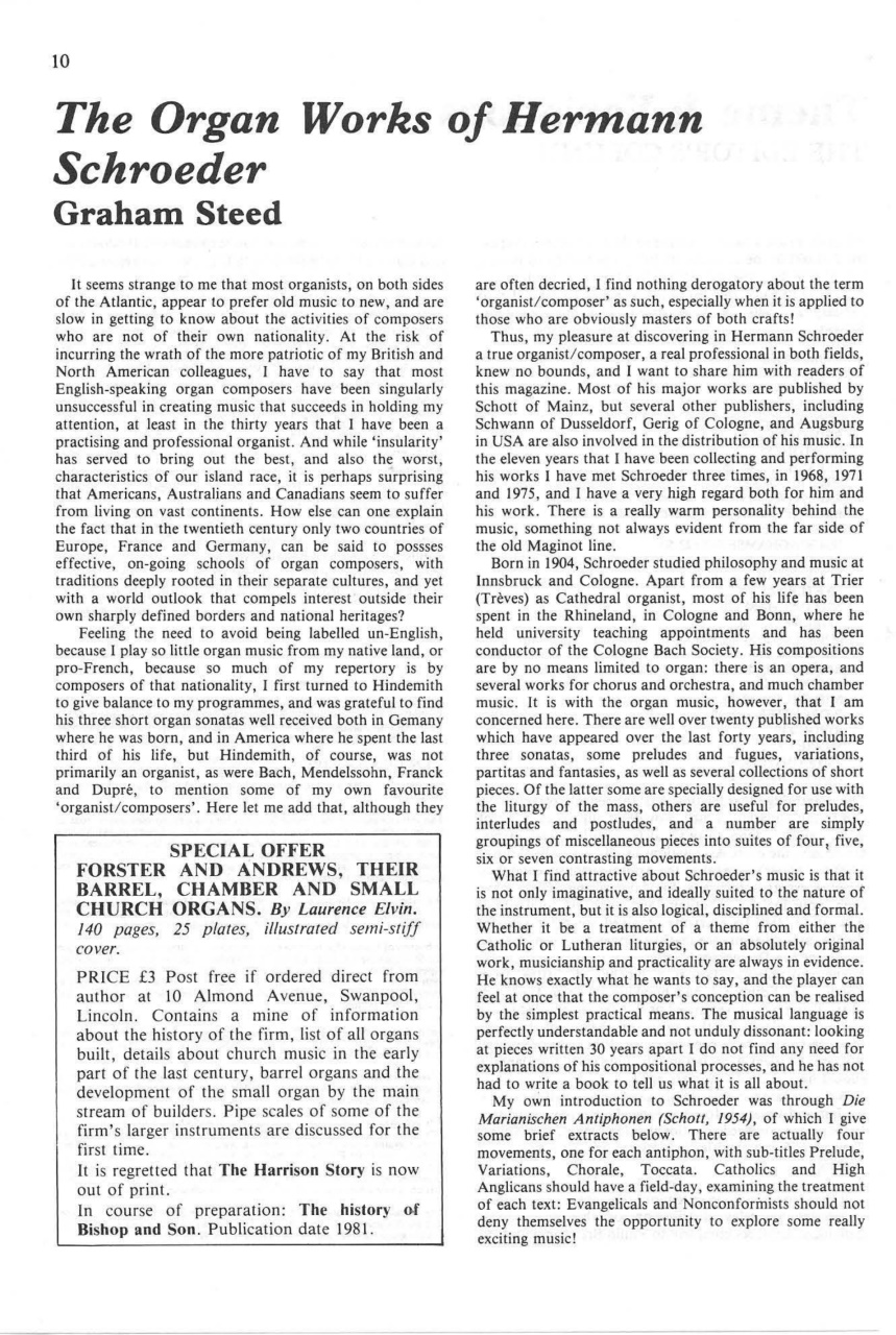 Organists' Review Preview Pages