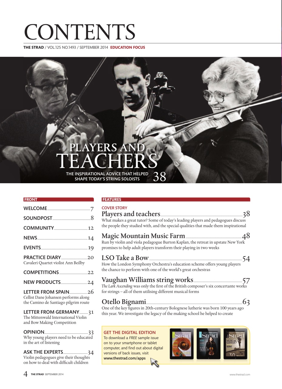 The Strad Preview Pages