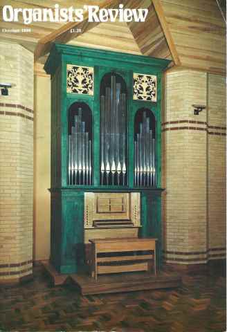 Organists' Review issue October 1988