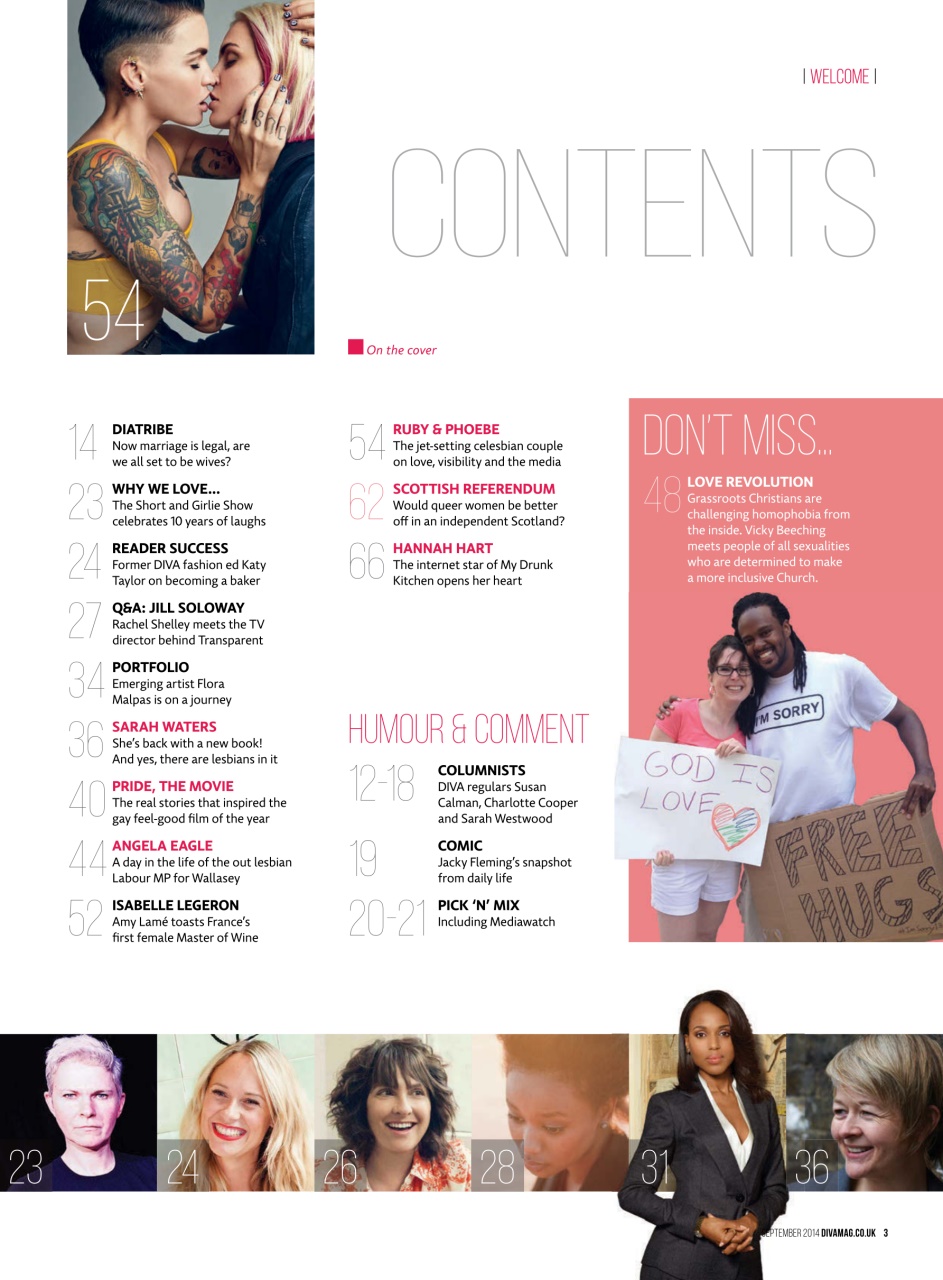 DIVA Magazine Preview Pages